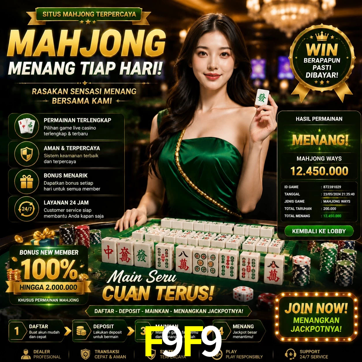 Cashback VIP F9F9 - reembolso semanal
